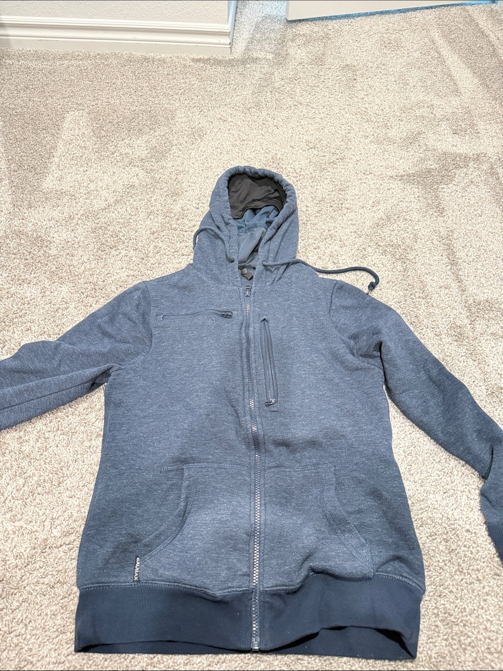 Baubax Travel Jacket Navy Blue Woman